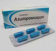 Azitromicină antibiotică: instrucțiuni de utilizare