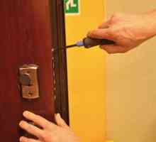 Instrucțiuni pentru înlocuirea încuietorii la ușa metalului de intrare