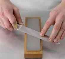 Cum să ascuți corect un cuțit cu un bar