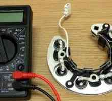 Cum să verificați puntea diodă a generatorului cu un multimetru