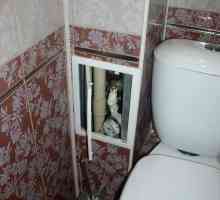Cum să ascundeți țevile în toaletă?