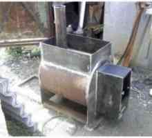 Cum de a construi un cuptor pentru o baie de metal cu propriile mâini?