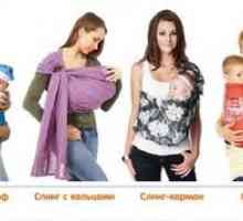 Cum sa alegi un sling pentru nou-nascuti: tipuri si caracteristicile lor