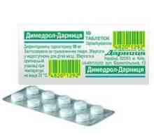Medicament Dimedrol sub formă de tablete