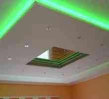 Instalarea și montarea benzii LED pe tavan