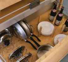 Umplere pentru dulapuri de bucătărie: interior de bucătărie