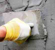Tratarea pereților cu tencuială de ciment-nisip