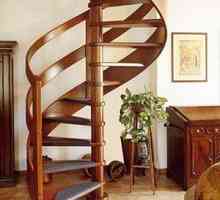 Dimensiuni de bază ale scărilor spiralate
