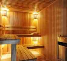 Iluminarea într-o saună sau o saună cu mâna ta: cablarea și selecția lămpilor
