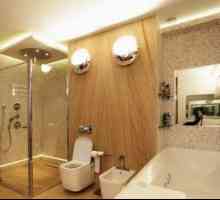 Iluminarea în baie: fotografii și recomandări generale