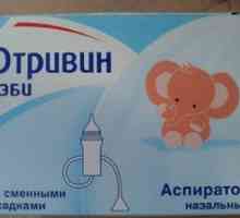 Copilul Otryvin: instrucțiuni, aplicarea unui aspirator nazal