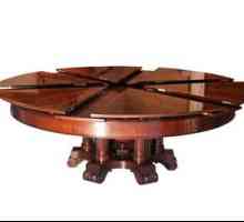 Transformator masă rotundă glisantă