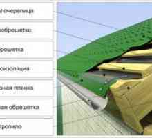Dispozitivul unui acoperiș din metal pentru casă