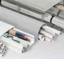 Tipuri și tipuri de canale de cabluri pentru instalarea cablurilor deschise