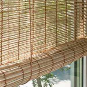 Ce sunt perdelele din bambus în role pentru ferestre