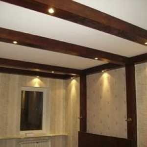 Grinzi decorative ca element de decor al tavanului în interior