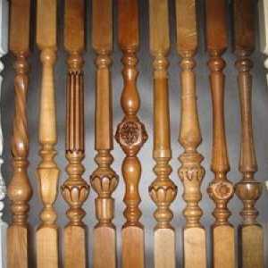 Fotografia unei scări din lemn: prețul balustrelor din lemn