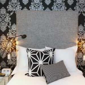 Cum se utilizează wallpapere alb-negru pentru pereți în interior