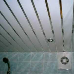 Cum se face un plafon de panouri din plastic în baie