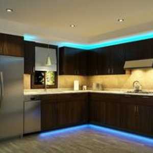 Cum se montează iluminatul cu LED în bucătărie