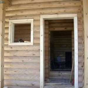 Cum se instalează ușile într-o casă din lemn