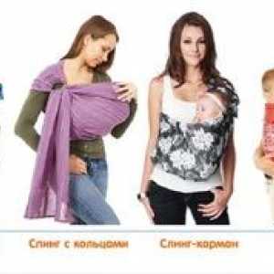 Cum sa alegi un sling pentru nou-nascuti: tipuri si caracteristicile lor