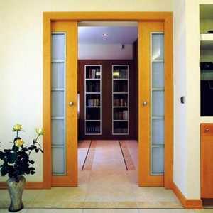Care sunt ușile interioare glisante: opțiunile de pe fotografie