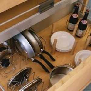 Umplere pentru dulapuri de bucătărie: interior de bucătărie