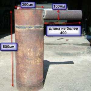 Descrierea cuptorului cu combustie continuă de la un cilindru de gaz