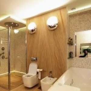 Iluminarea în baie: fotografii și recomandări generale