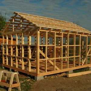 Construirea unei case cu cadre cu mâinile proprii, cu o fotoreportare