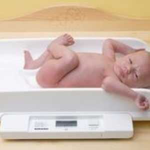 Tabel de rate de creștere în greutate la nou-născuți pe lună