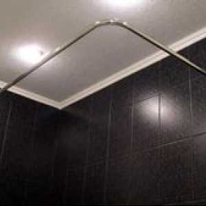 Angle cornice pentru baie: caracteristicile barului în formă de L